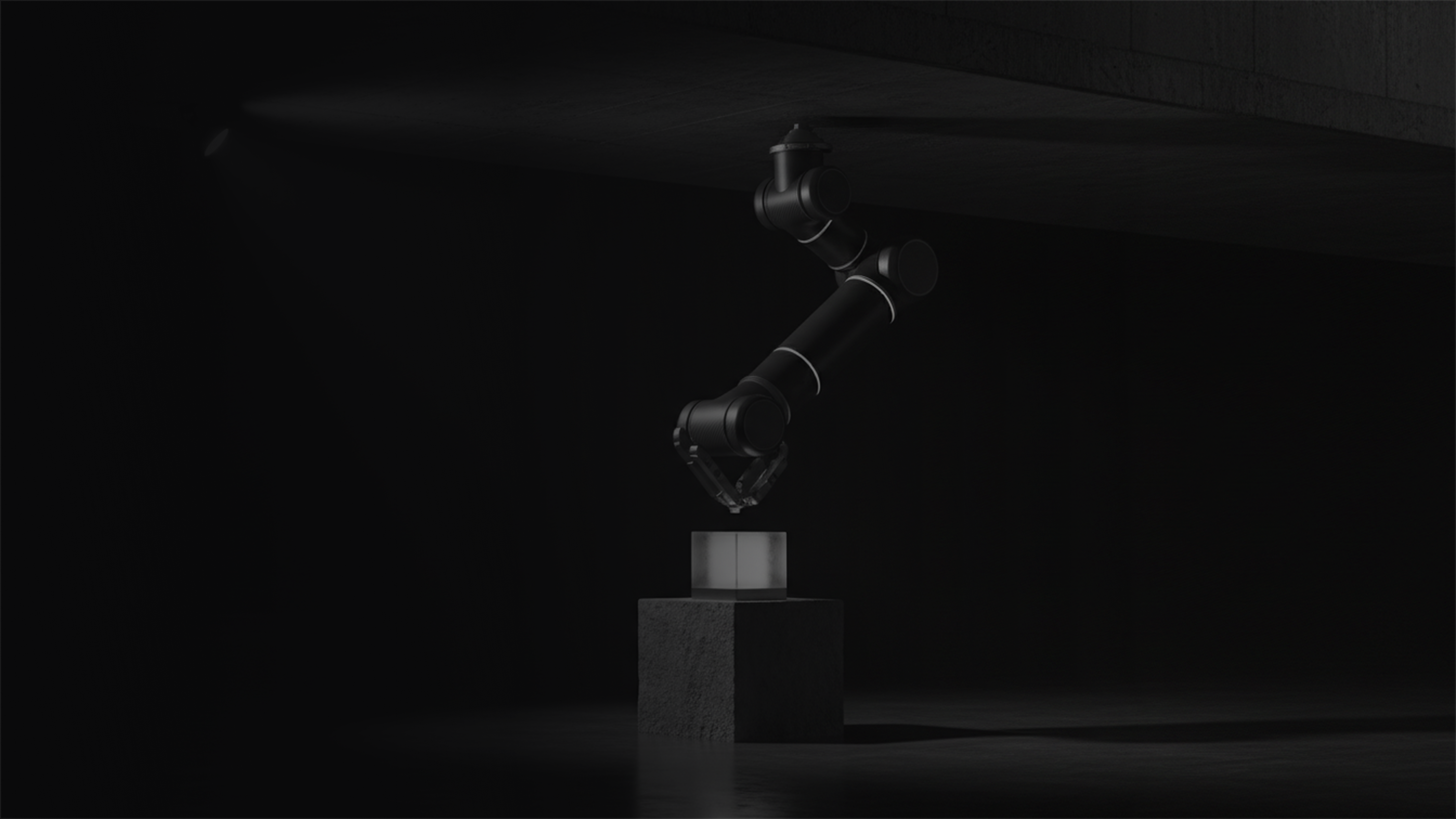 Robotic arm interacting with a precision sensor, representing Anthropic’s Model Hardware Standard and the rise of physical AI